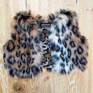 Girls faux fur vest - 3T